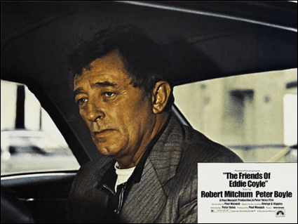 Mitchum como Eddie Coyle en El confidente