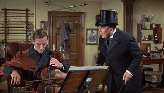 El violin de Sherlock no lo soporta Mycroft