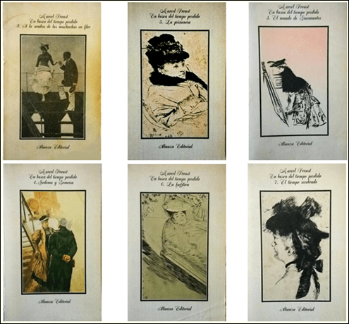 La primera edicion de la Recherche en Catedra, con Pedro Salinas traduciendo los primeros libros