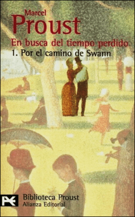 Seurat en la portada de una anterior edición de Proust en Alianza Editorial
