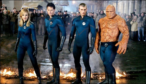 Los 4 Fantasticos de Tim Story, con el Capitan America haciendo de Antorcha