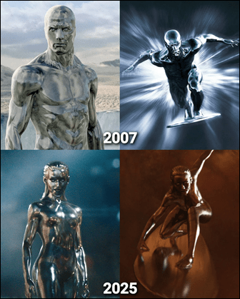 Silver Surfer cambia de genero en Fantastic Four First Steps