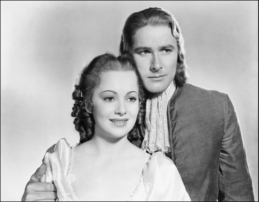 Inolvidable pareja la que formaron Errol Flynn y Olivia de Havilland
