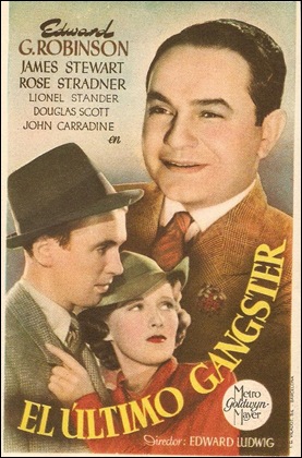 El ultimo gangster no podia ser otro que Edward G. Robinson