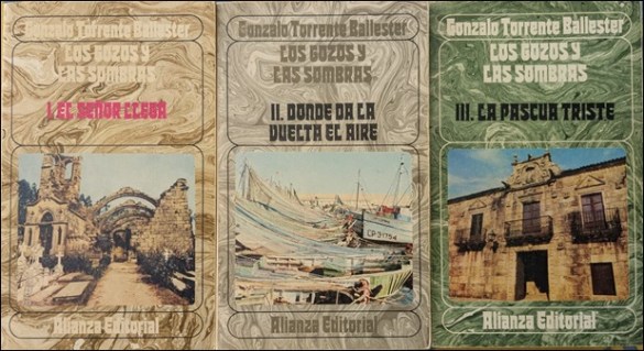 La edicion en Alianza de Los gozos y las sombras, no la mas afortunada portada de Daniel Gil