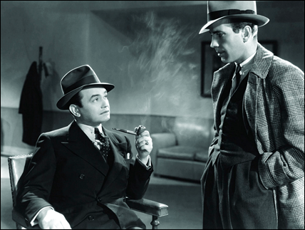 Robinson y Bogart en Balas o votos