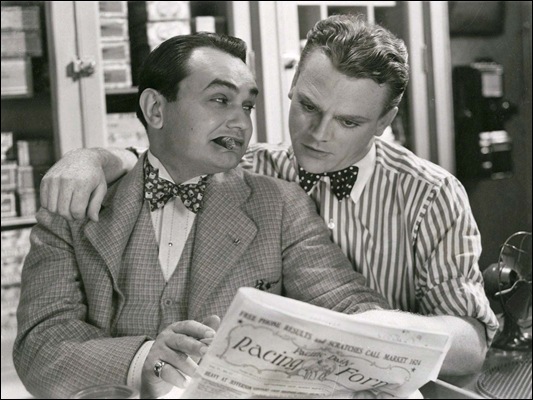 Robinson y Cagney compartieron una unica pelicula, Dinero facil, de 1931