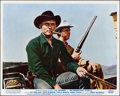 Brynner y McQueen en Los siete magnificos