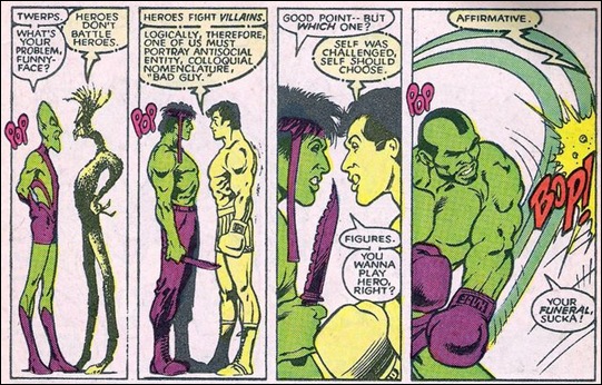 Descacharrantes el Hombre IMposible y Warlock en manos de Alan DAvis