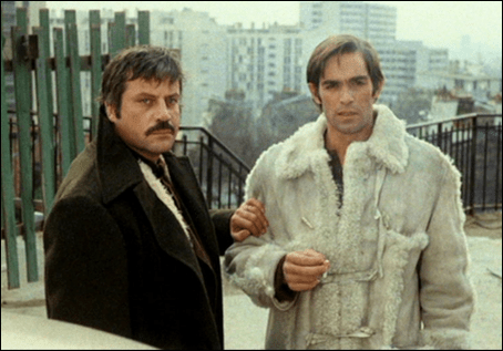 Oliver Reed y Fabio Testi en Revolver