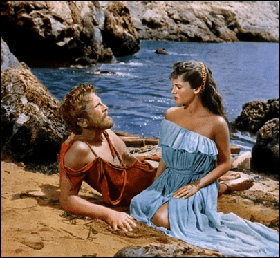 Nausicaa encuentra a Ulises en la playa