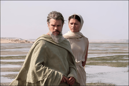 Odiseo y Atenea, Matt Damon y Zendaya