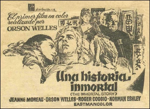 Afiche de Una historia inmortal, de Orson Welles
