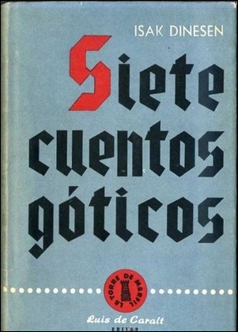 Una edicion antigua espanola de los Siete Cuentos Goticos