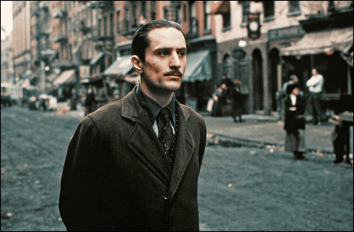 Robert DeNiro, el joven Vito Corleone